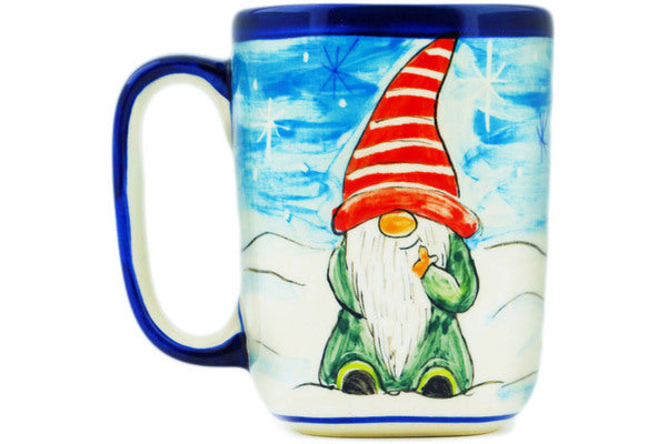 Garden Gnome Ceramic Coffee Mug Gnome and Toadstool Mug 