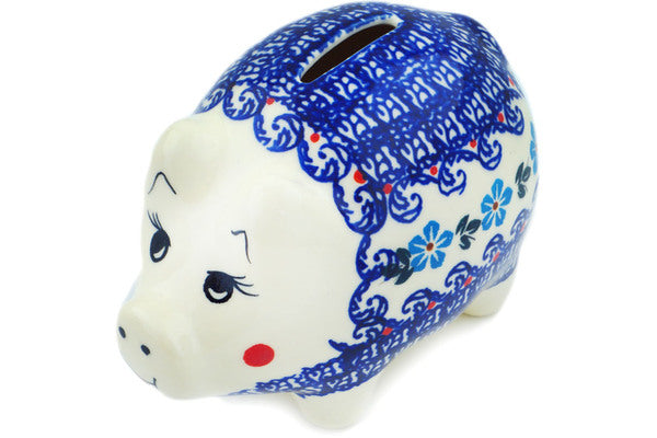 Newest Unikat Polish Pottery Piggy Bank