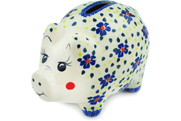 Newest Unikat Polish Pottery Piggy Bank