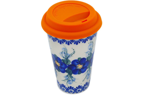 Country Estate Winter Frolic Travel Mug with Silicone Lid